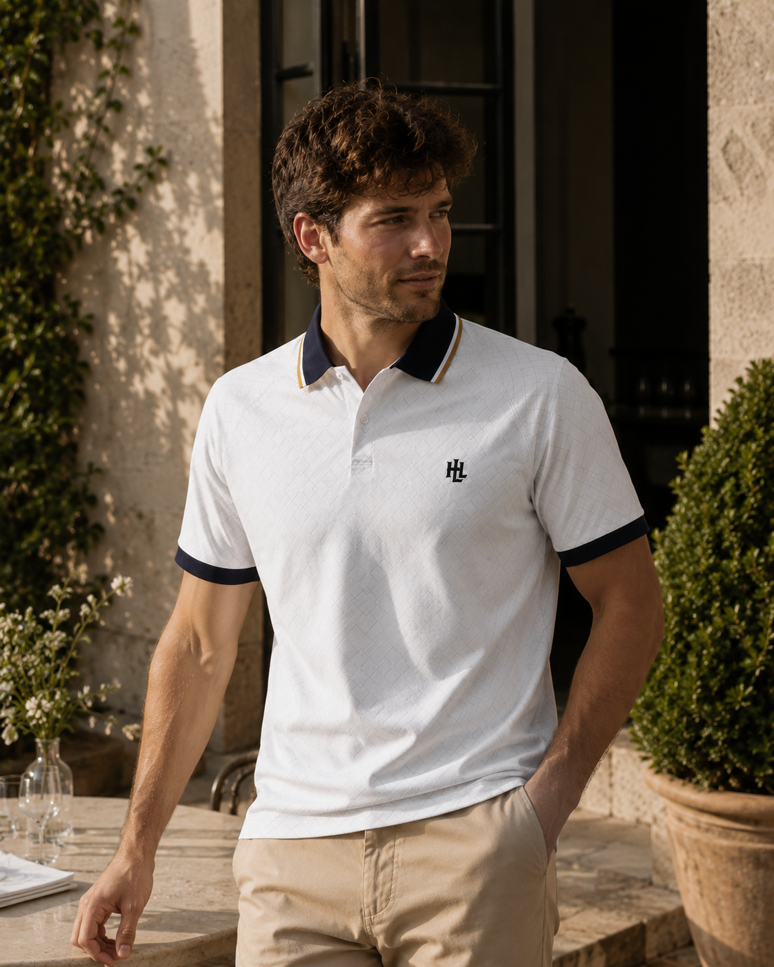 Polo Revers — Blanc