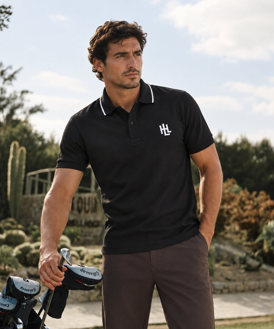 Polo Spin — Noir