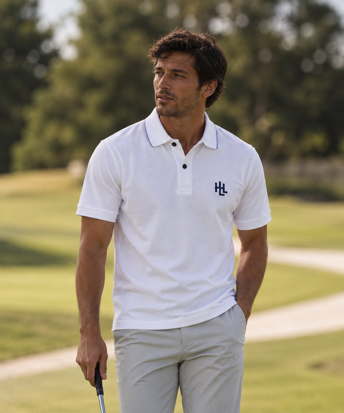 Polo Spin — Blanc