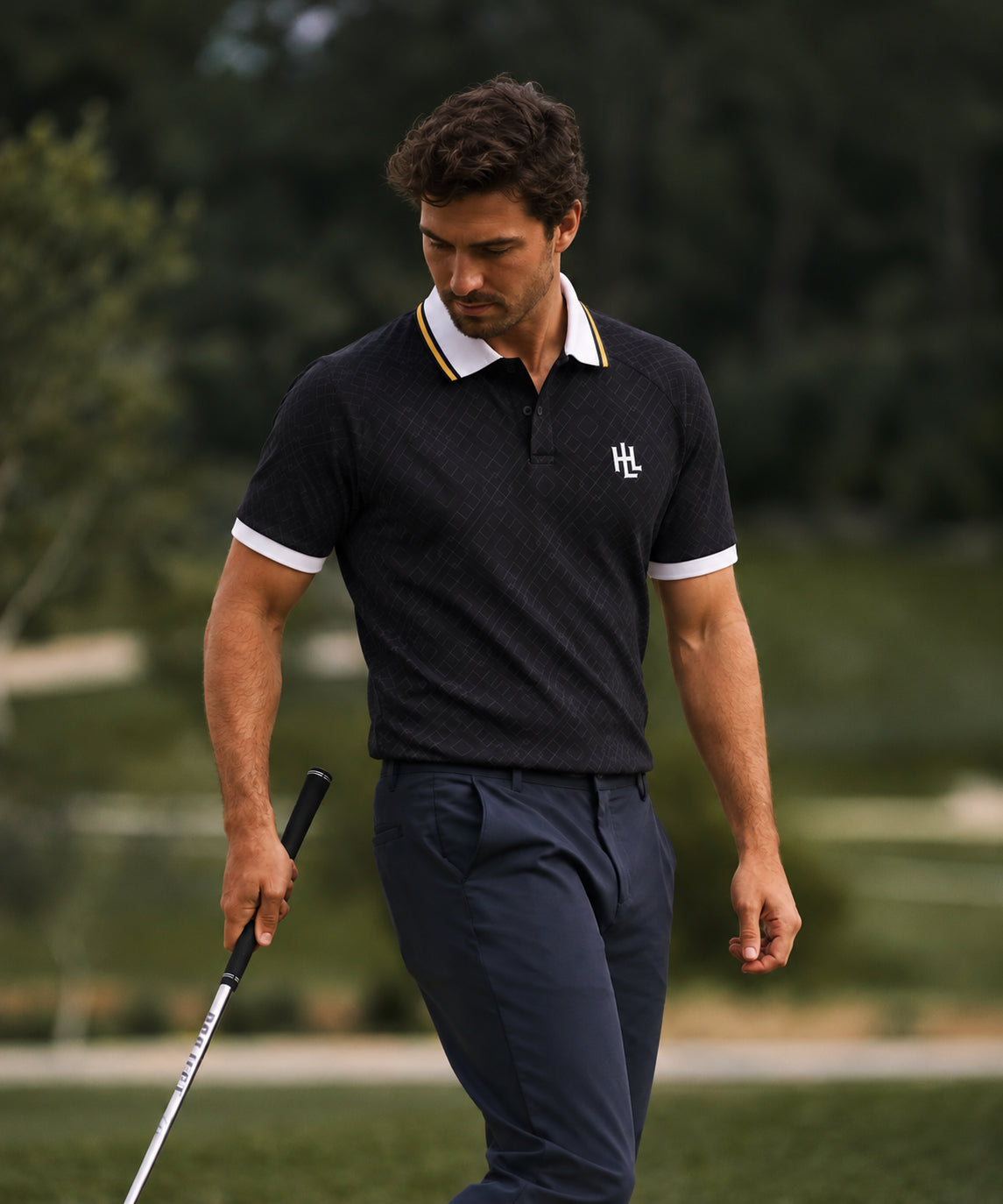 Polo Maillot Revers — Noir