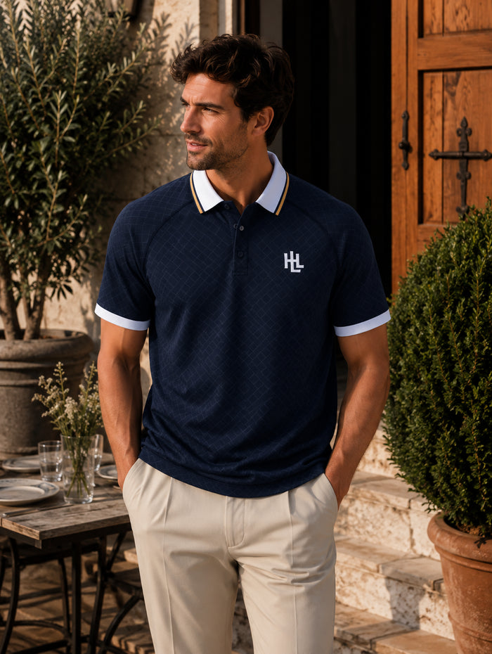 Polo Maillot Revers — Marine