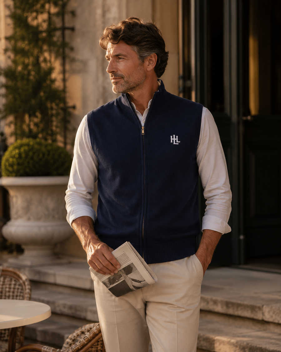 Gilet Entre-deux marine - lifestyle