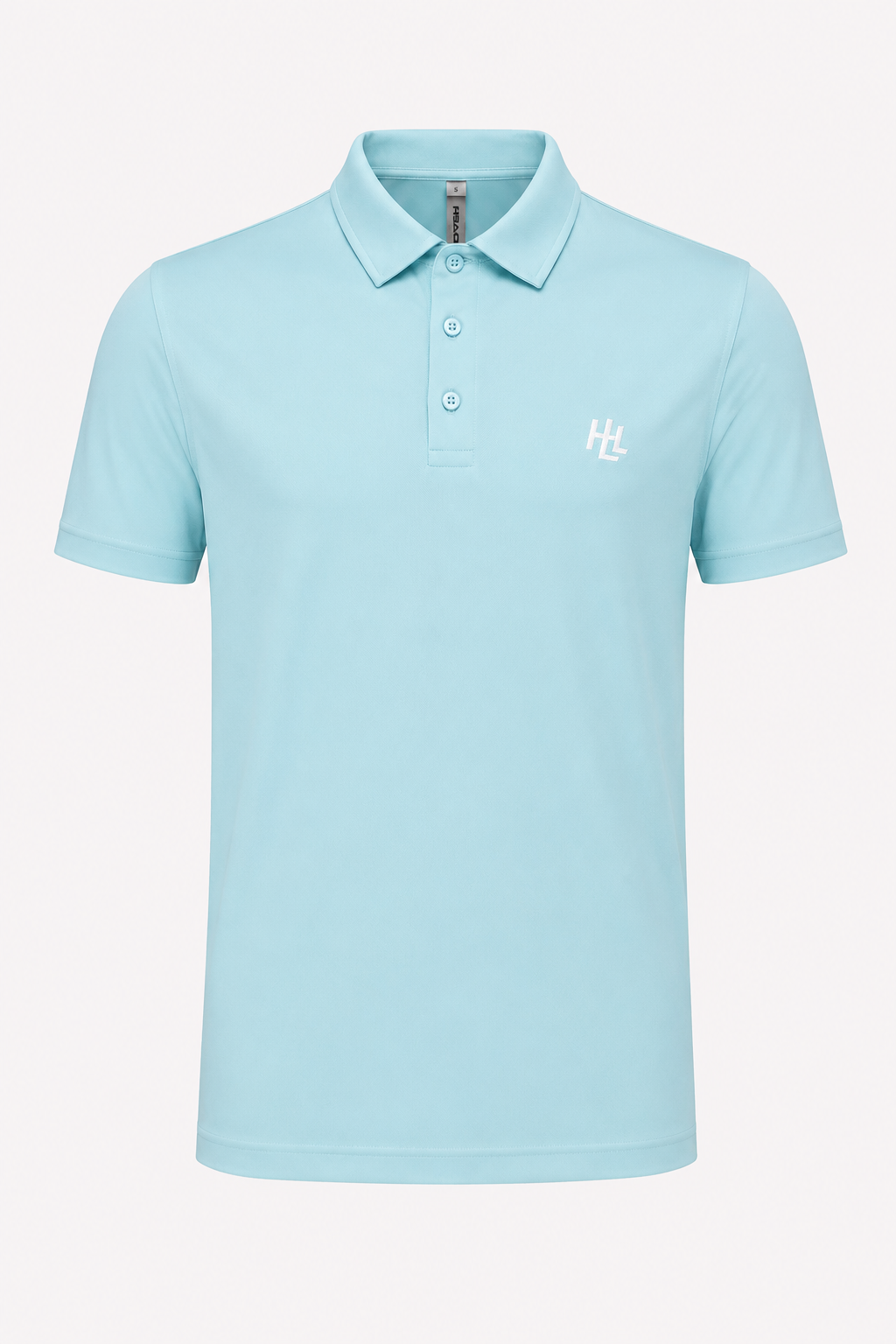 Polo Coup droit — Bleu turquoise