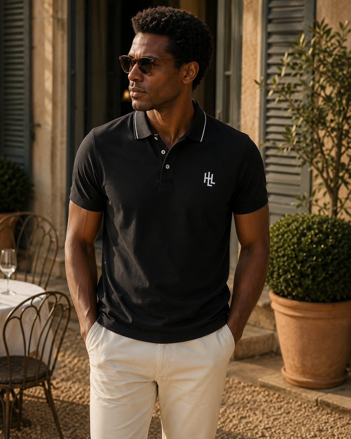 Polo Spin — Noir