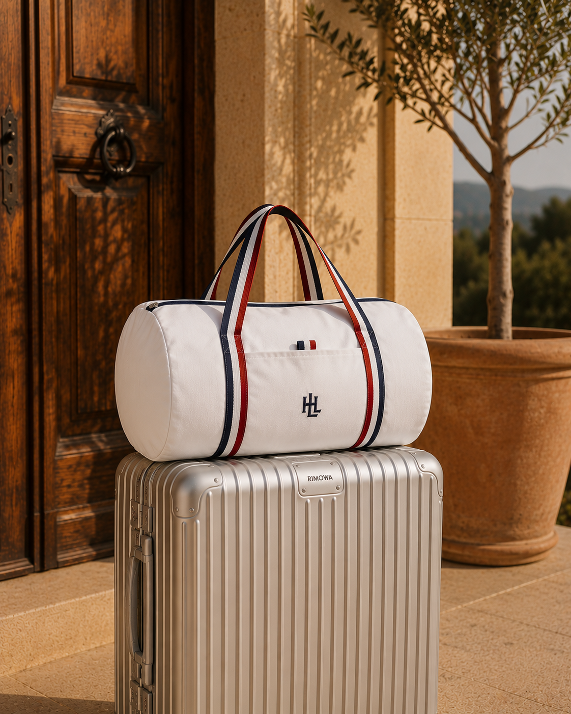 Sac Polochon Blanc