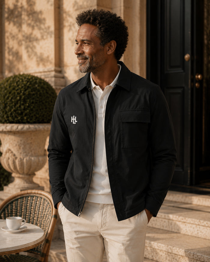 Surchemise Roland noir - lifestyle